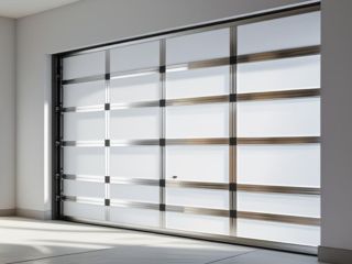 Modern garage door being installed in a Citrus Heights residential garage